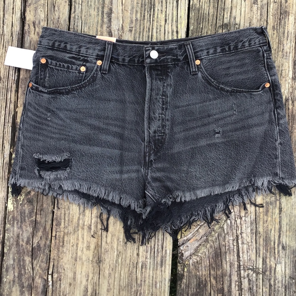 Cute Black Denim Shorts